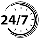 24 X 7 Customer Support